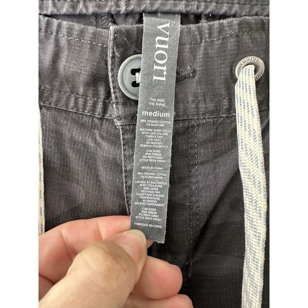 Vuori Ripstop Pants Mens M Climber Camo Jogger TaperedOutdoors Hiking Drawstring - Picture 8 of 16